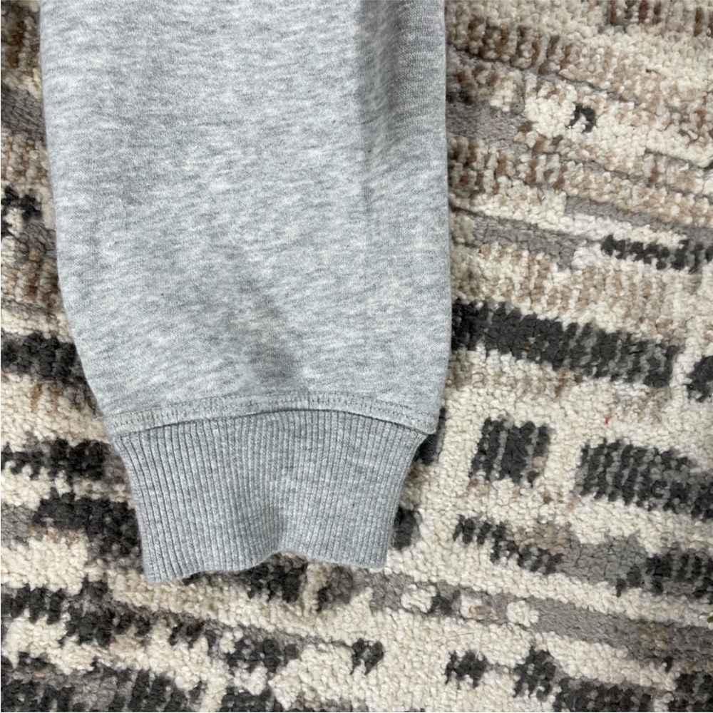 H&M Harvard Preppy Athleisure Grey & Red Logo Cotton Blend Hoodie - Picture 8 of 10